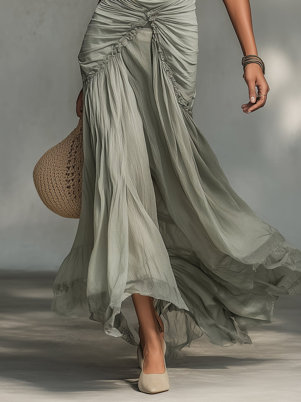 Amelie Rosier | Encarnación — Vestido Largo de Gasa