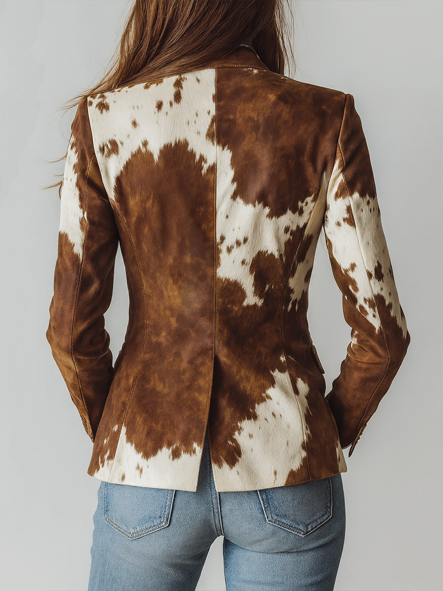 Amelie Rosier | Yamileth — Blazer con Estampado de Manchas