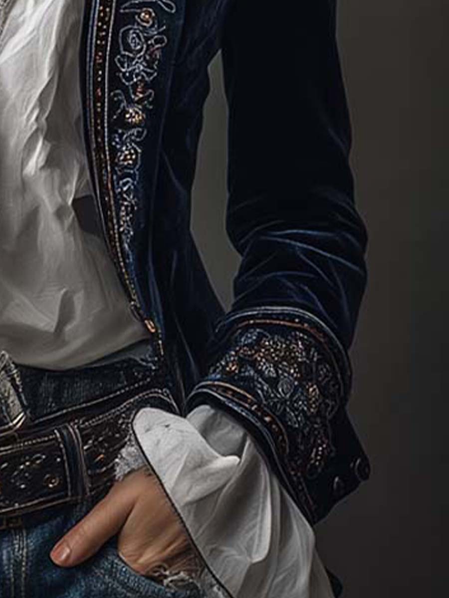 Amelie Rosier | Itzel — Chaqueta Larga con Bordados