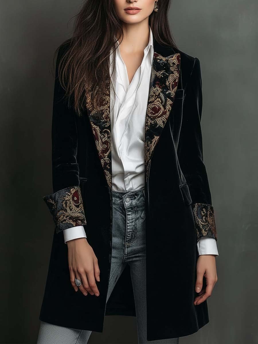 Amelie Rosier | Jimena — Blazer con Detalles Barrocos
