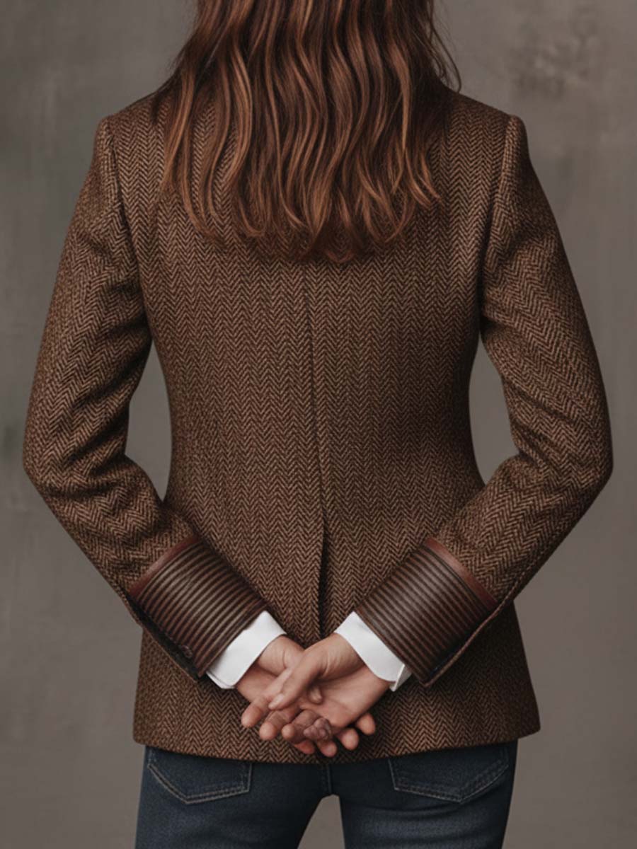 Amelie Rosier | Nayeli — Blazer con Detalles Estampados