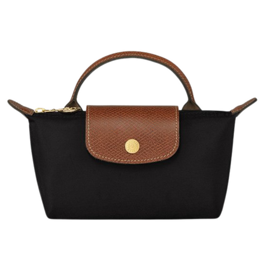 Amelie Rosier | Mini Bolso Élan Negro con Correa