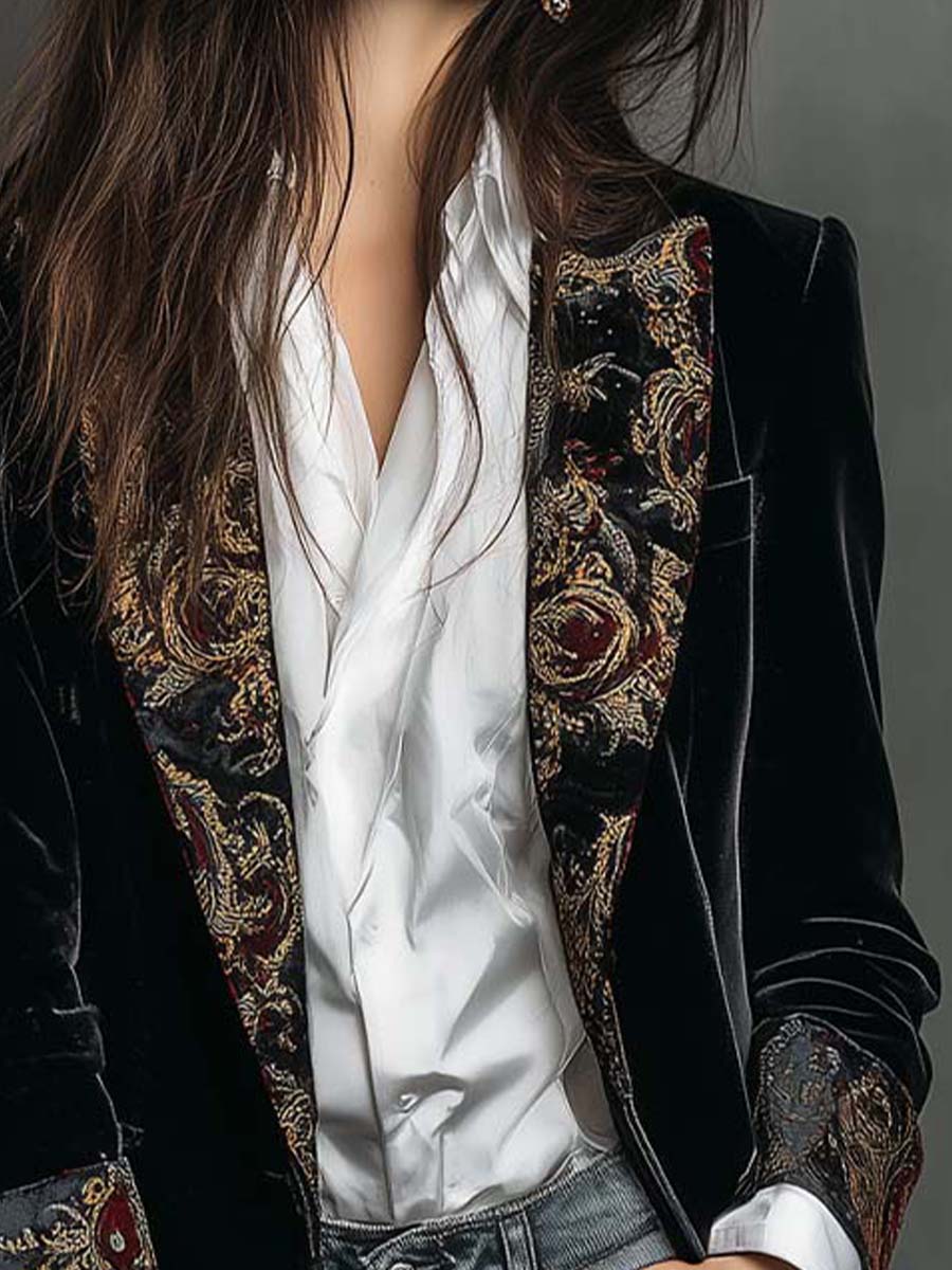 Amelie Rosier | Jimena — Blazer con Detalles Barrocos