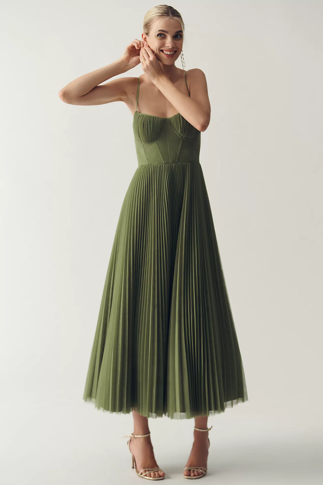 Amelie Rosier | Tamara — Vestido Midi con Corsé
