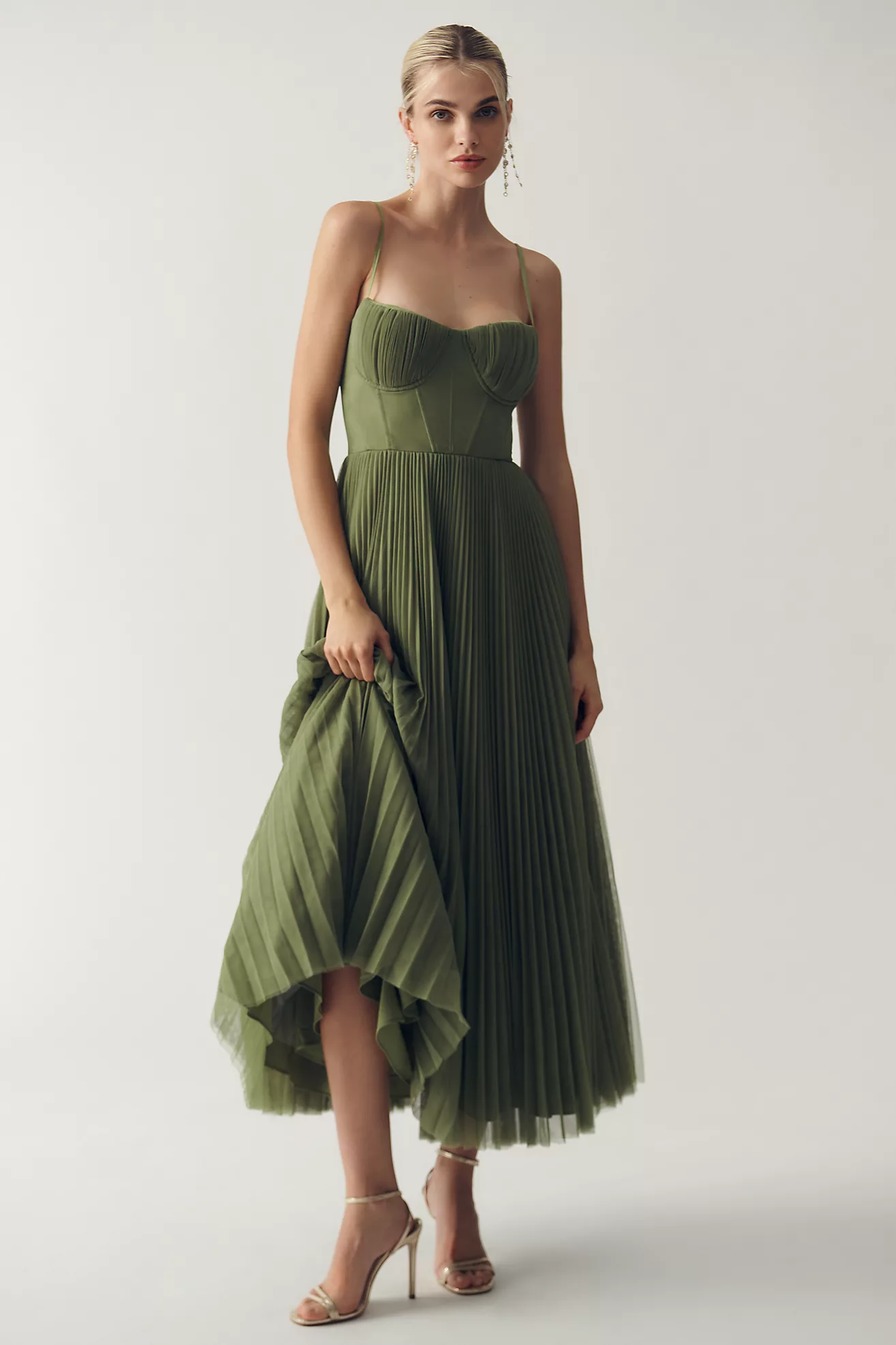 Amelie Rosier | Tamara — Vestido Midi con Corsé