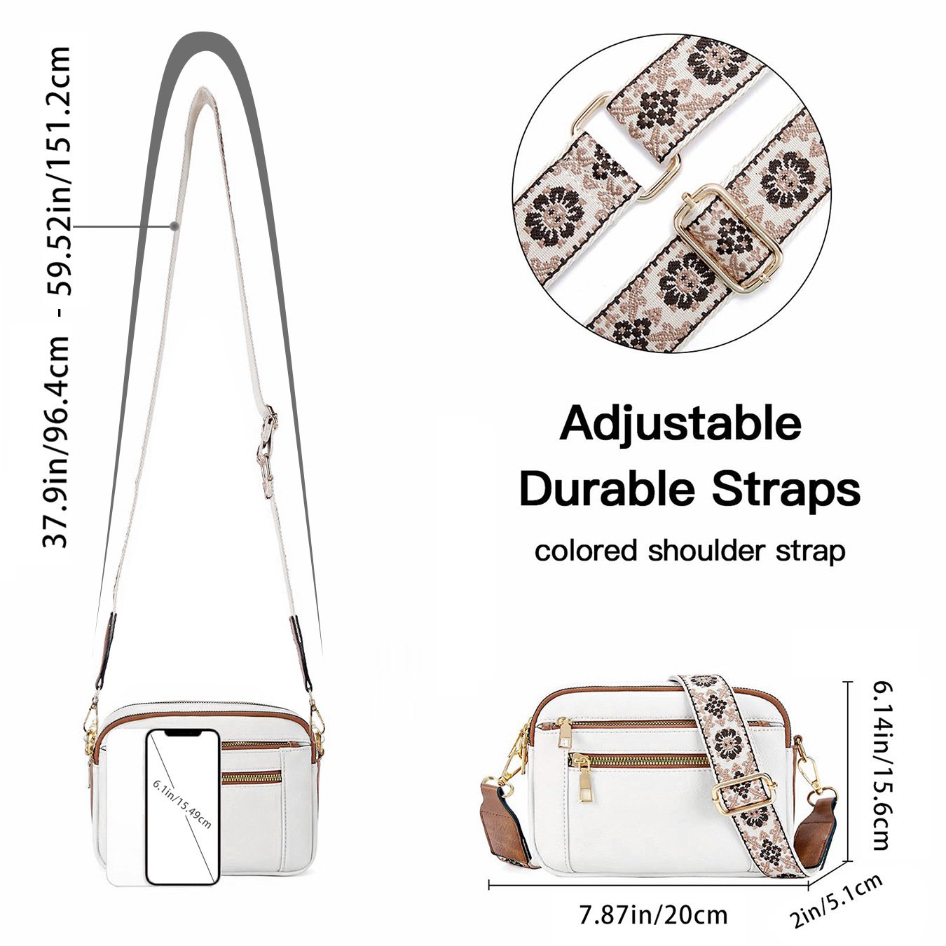 Amelie Rosier | Elena — Bolso de Hombro de Piel