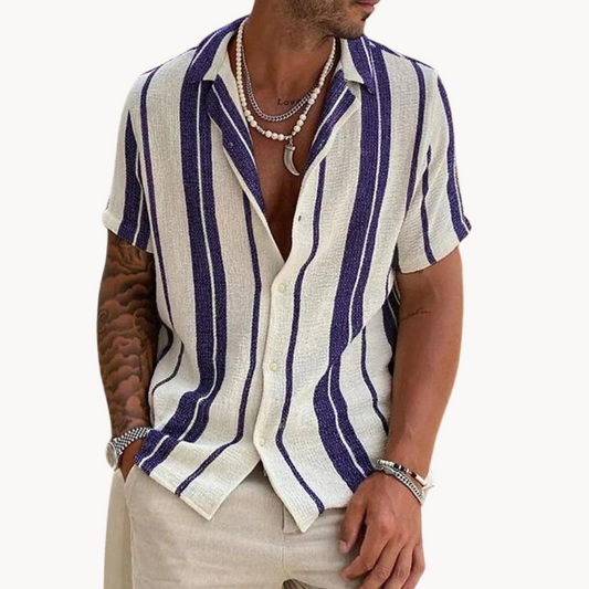 Amelie Rosier | Bruno — Camisa de Manga Corta a Rayas