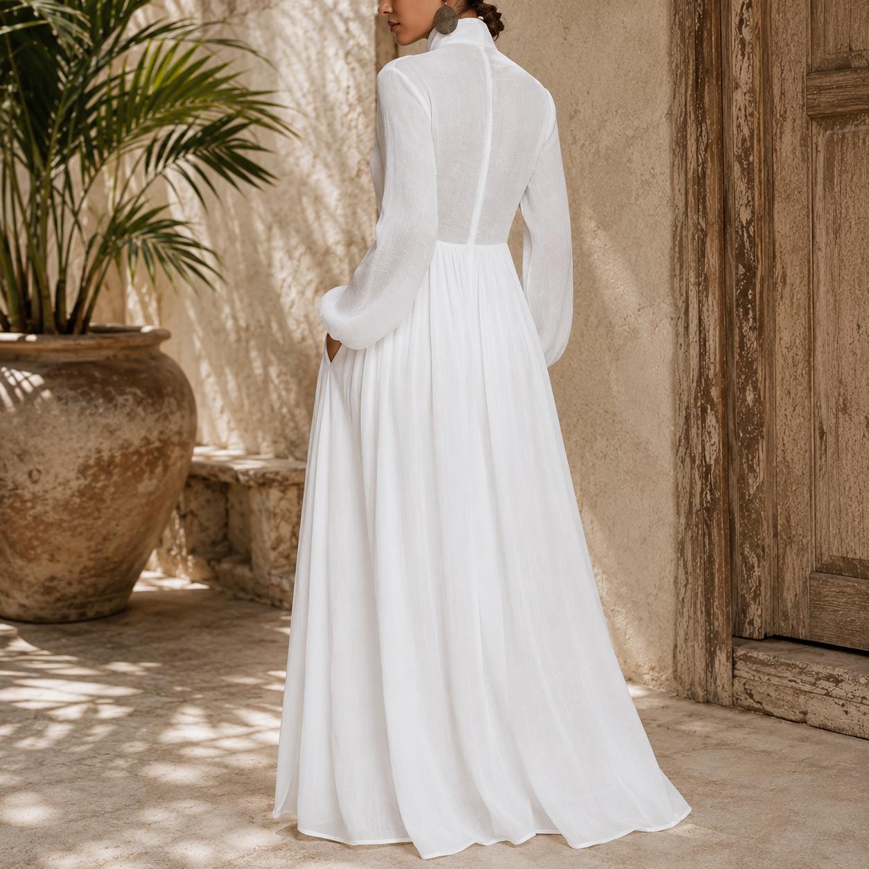 Amelie Rosier | Rosalie — Vestido Largo con Botones