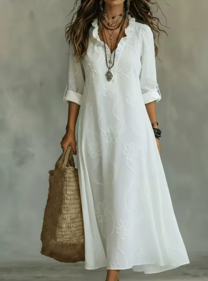 Clara | Vestido Maxi Boho Floral