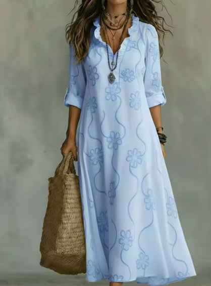 Clara | Vestido Maxi Boho Floral