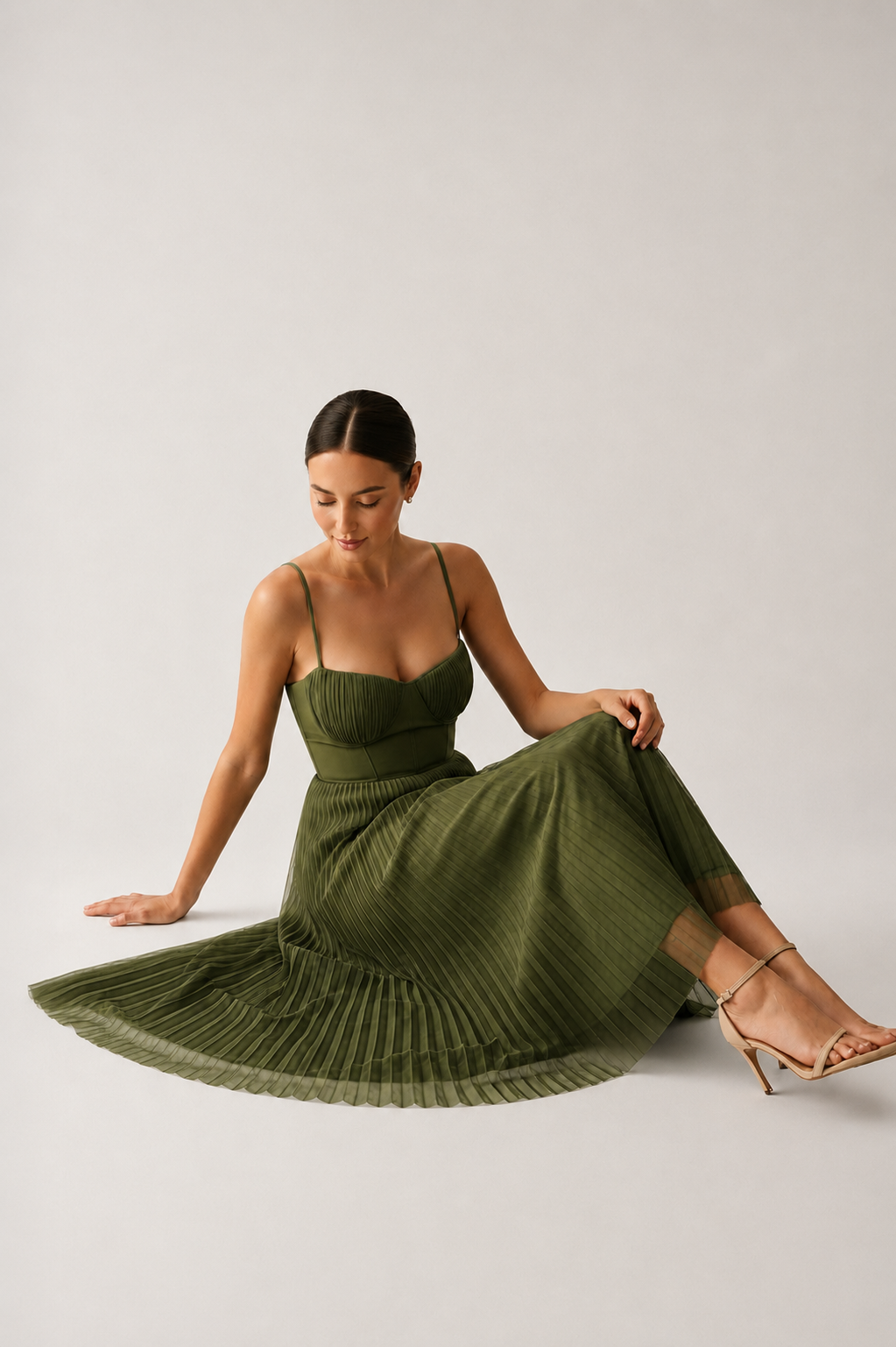 Amelie Rosier | Tamara — Vestido Midi con Corsé