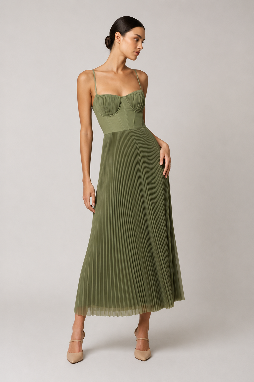 Amelie Rosier | Tamara — Vestido Midi con Corsé