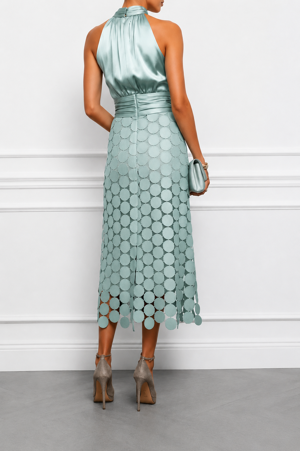 Amelie Rosier | Irene — Vestido Midi Halter