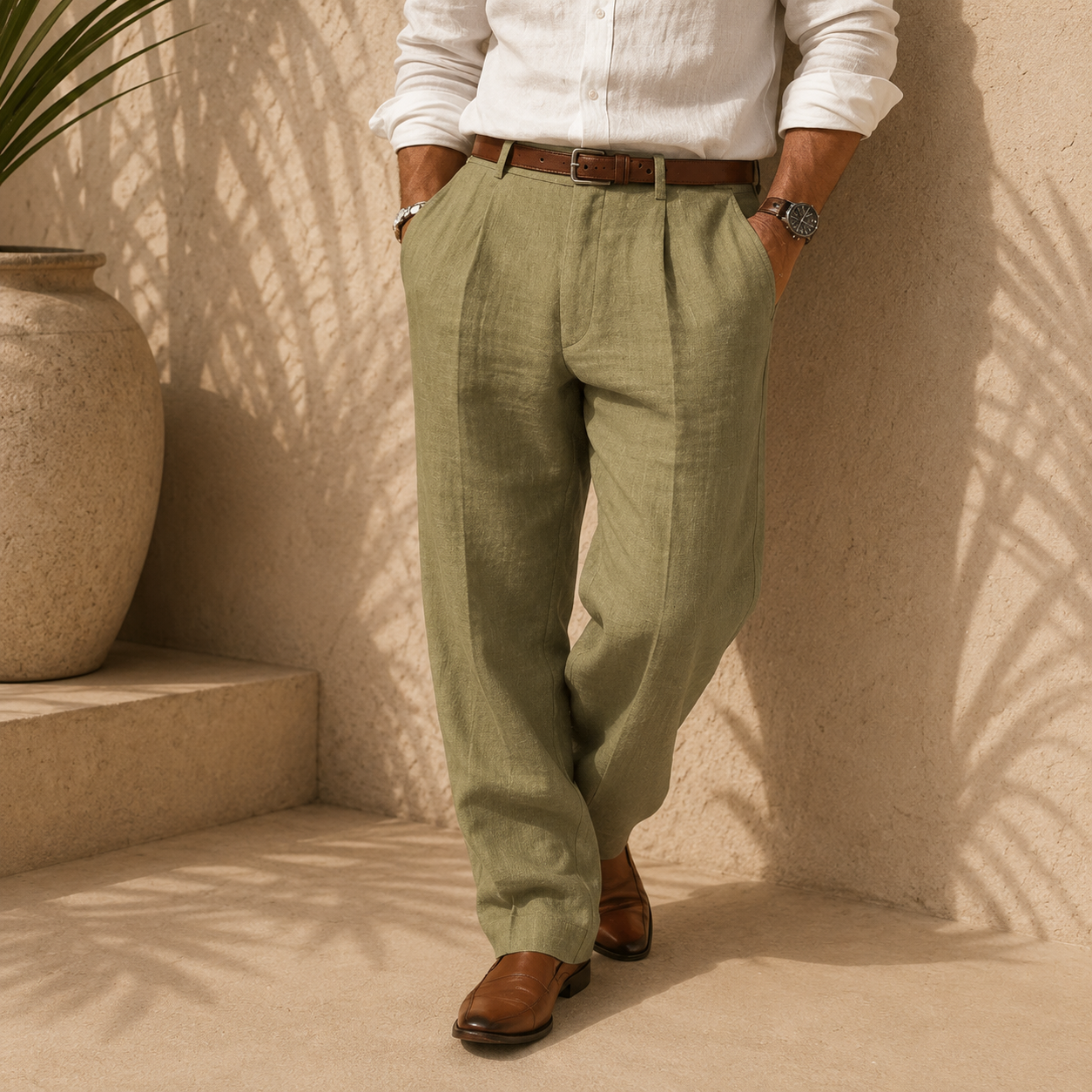 Amelie Rosier | Corsaro — Pantalón Sartorial en Lino