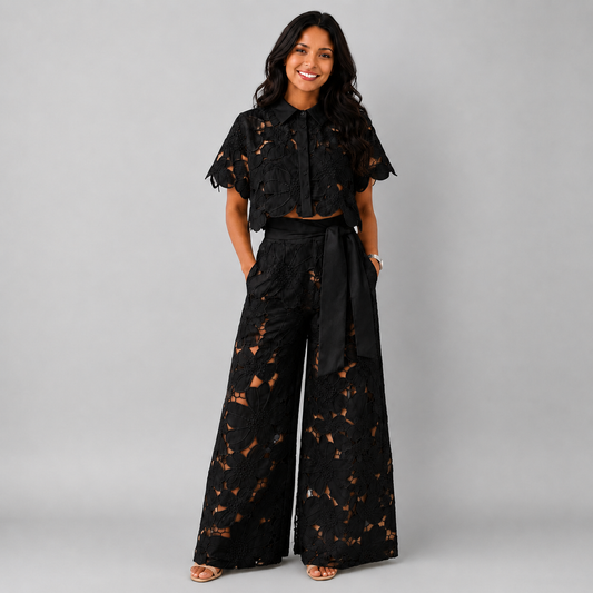 Amelie Rosier | Isabelle — Conjunto de Encaje de Dos Piezas