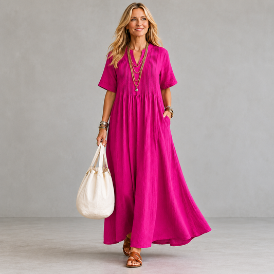 Amelie Rosier | Nathalia — Vestido Plisado