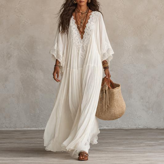 Amelie Rosier | Ana — Vestido Perla Blanco