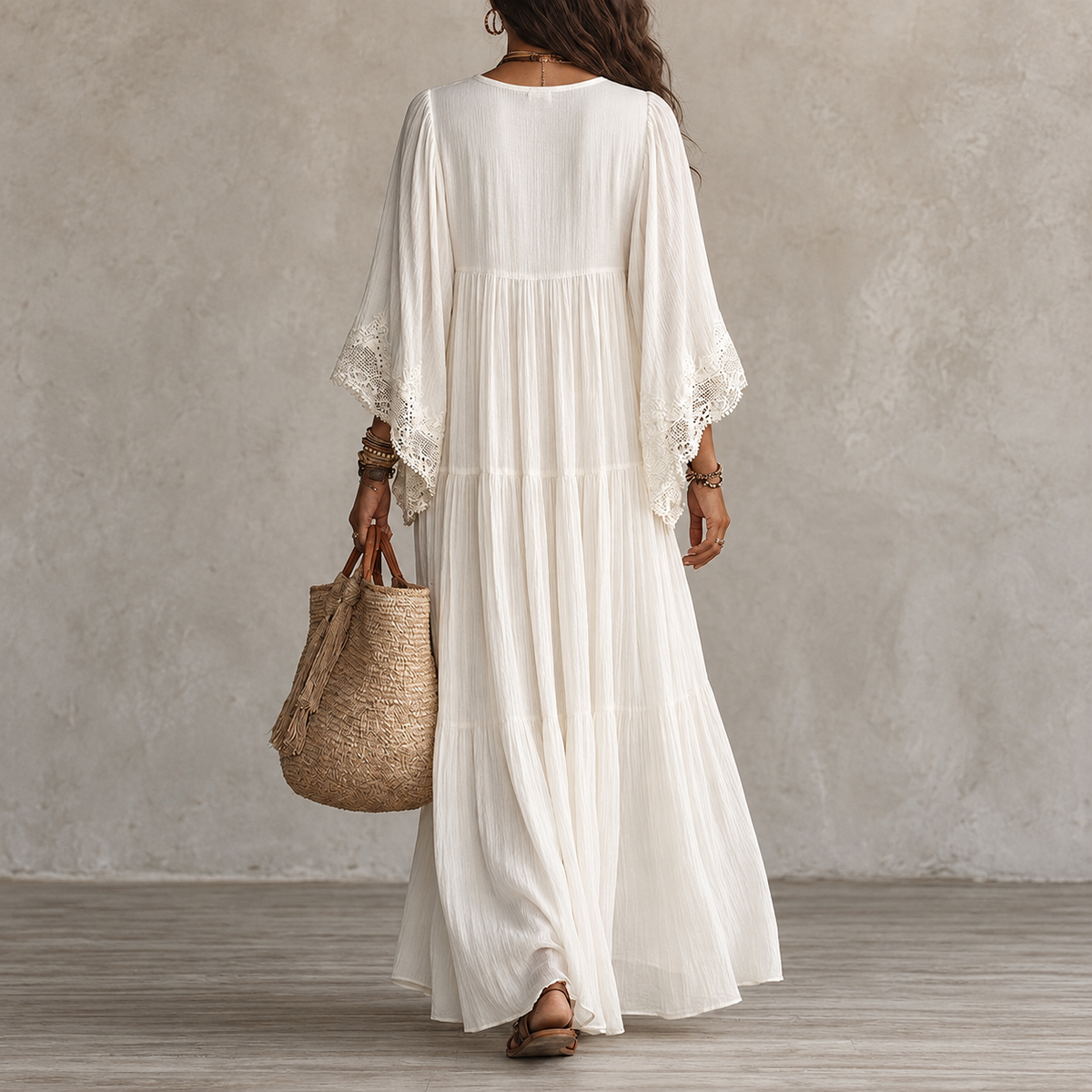 Amelie Rosier | Ana — Vestido Perla Blanco