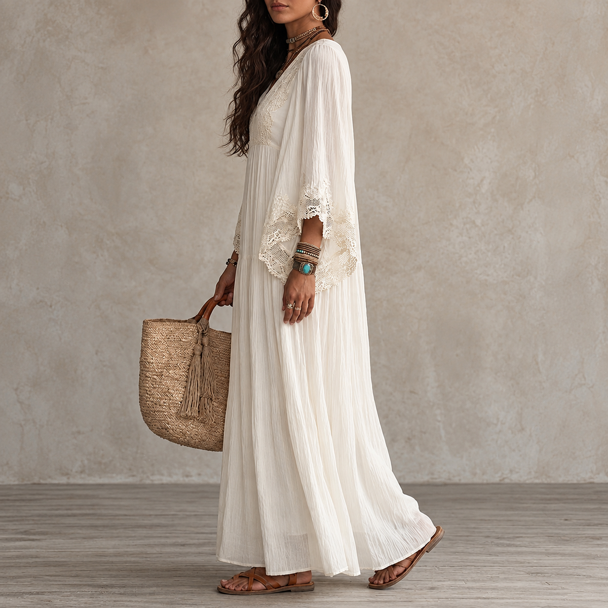 Amelie Rosier | Ana — Vestido Perla Blanco