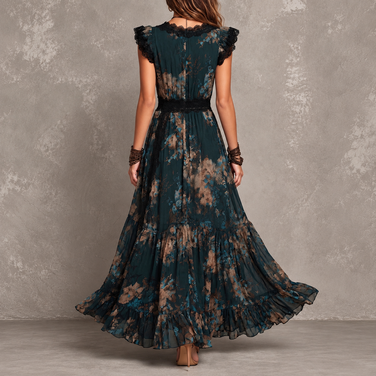 Amelie Rosier | Tatiana — Vestido Maxi Bosque Encantado