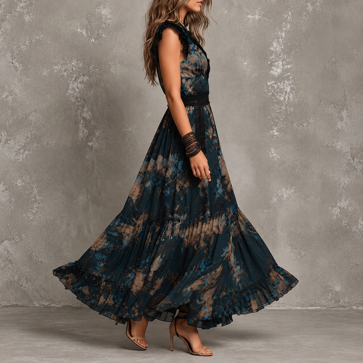 Amelie Rosier | Tatiana — Vestido Maxi Bosque Encantado