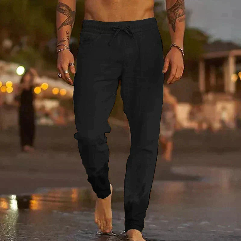 Amelie Rosier | Mateo — Pantalón de Lino de Playa