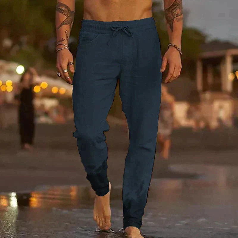 Amelie Rosier | Mateo — Pantalón de Lino de Playa