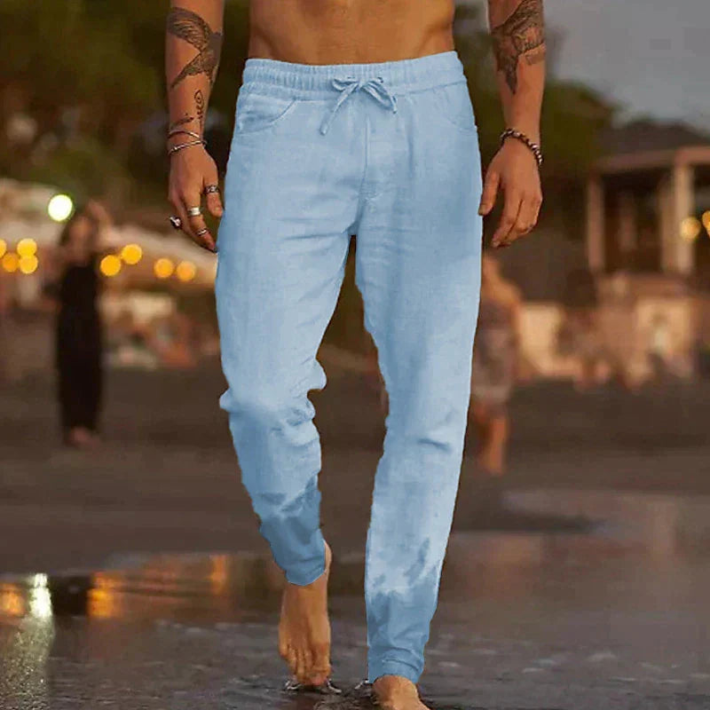 Amelie Rosier | Mateo — Pantalón de Lino de Playa