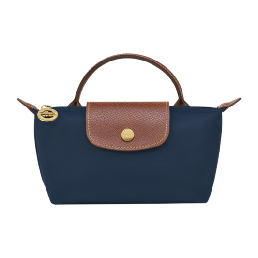 Amelie Rosier | Mini Bolso Élan Navy con Correa
