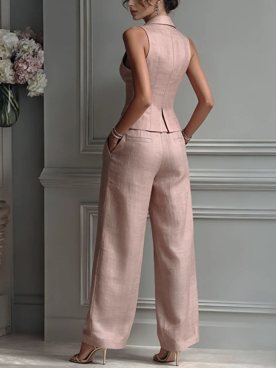 Amelie Rosier | Julia — Conjunto Sastre de Chaleco y Pantalón