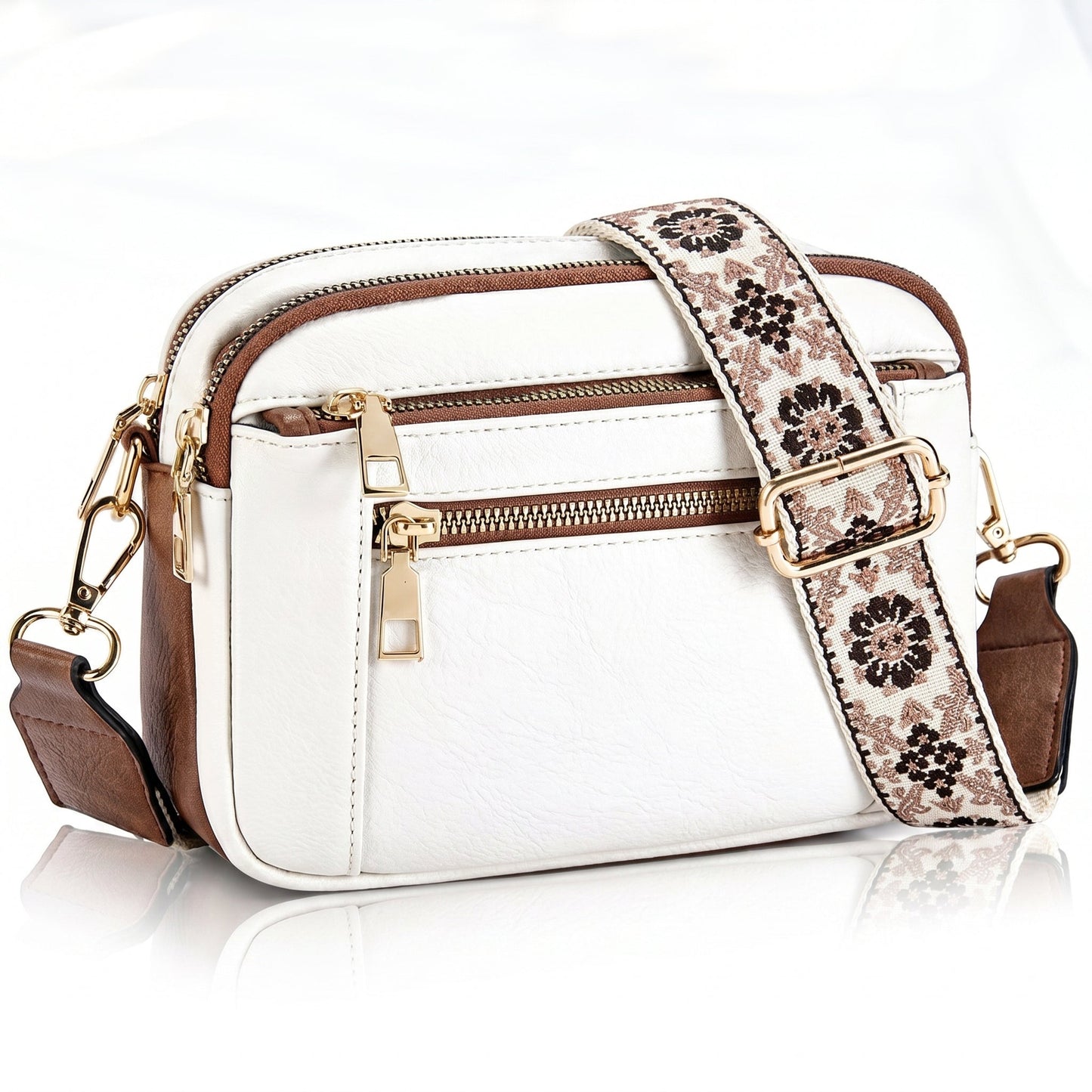 Amelie Rosier | Elena — Bolso de Hombro de Piel