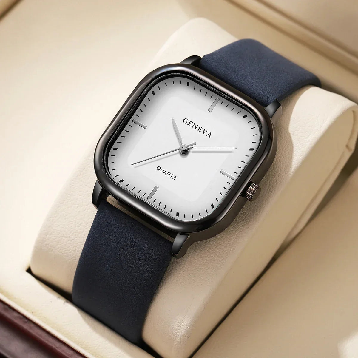 Amelie Rosier | Geneva — Reloj de Esfera Cuadrada