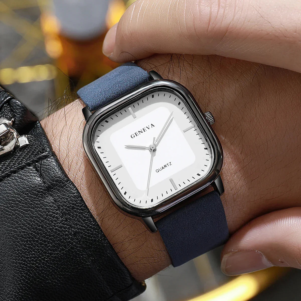 Amelie Rosier | Geneva — Reloj de Esfera Cuadrada