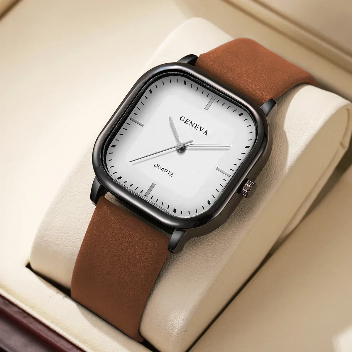 Amelie Rosier | Geneva — Reloj de Esfera Cuadrada