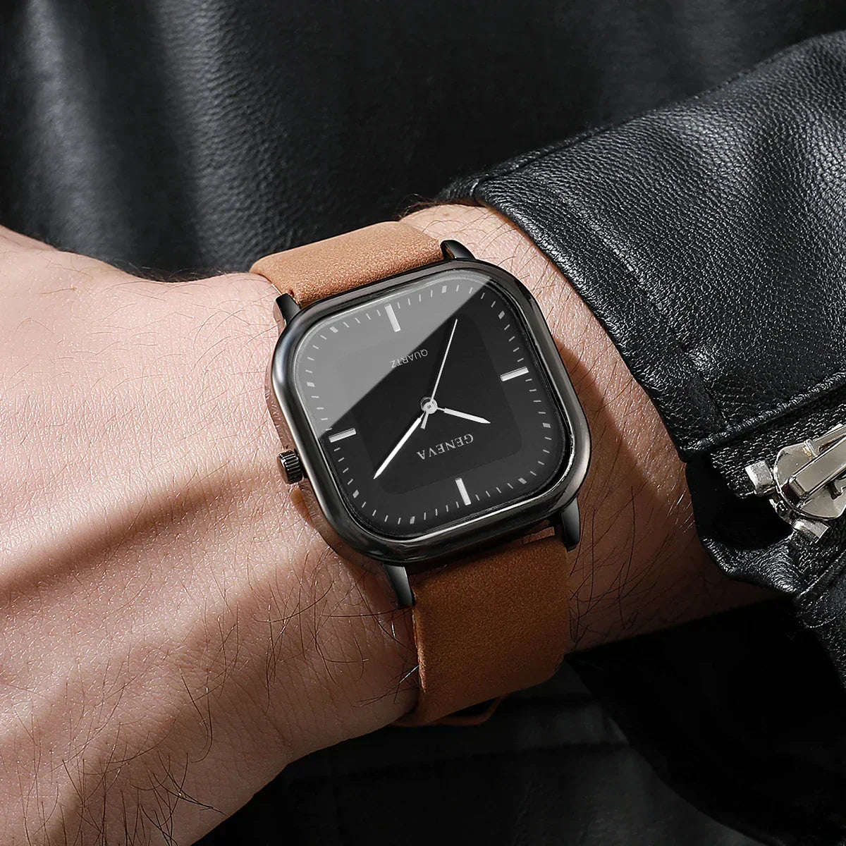 Amelie Rosier | Geneva — Reloj de Esfera Cuadrada