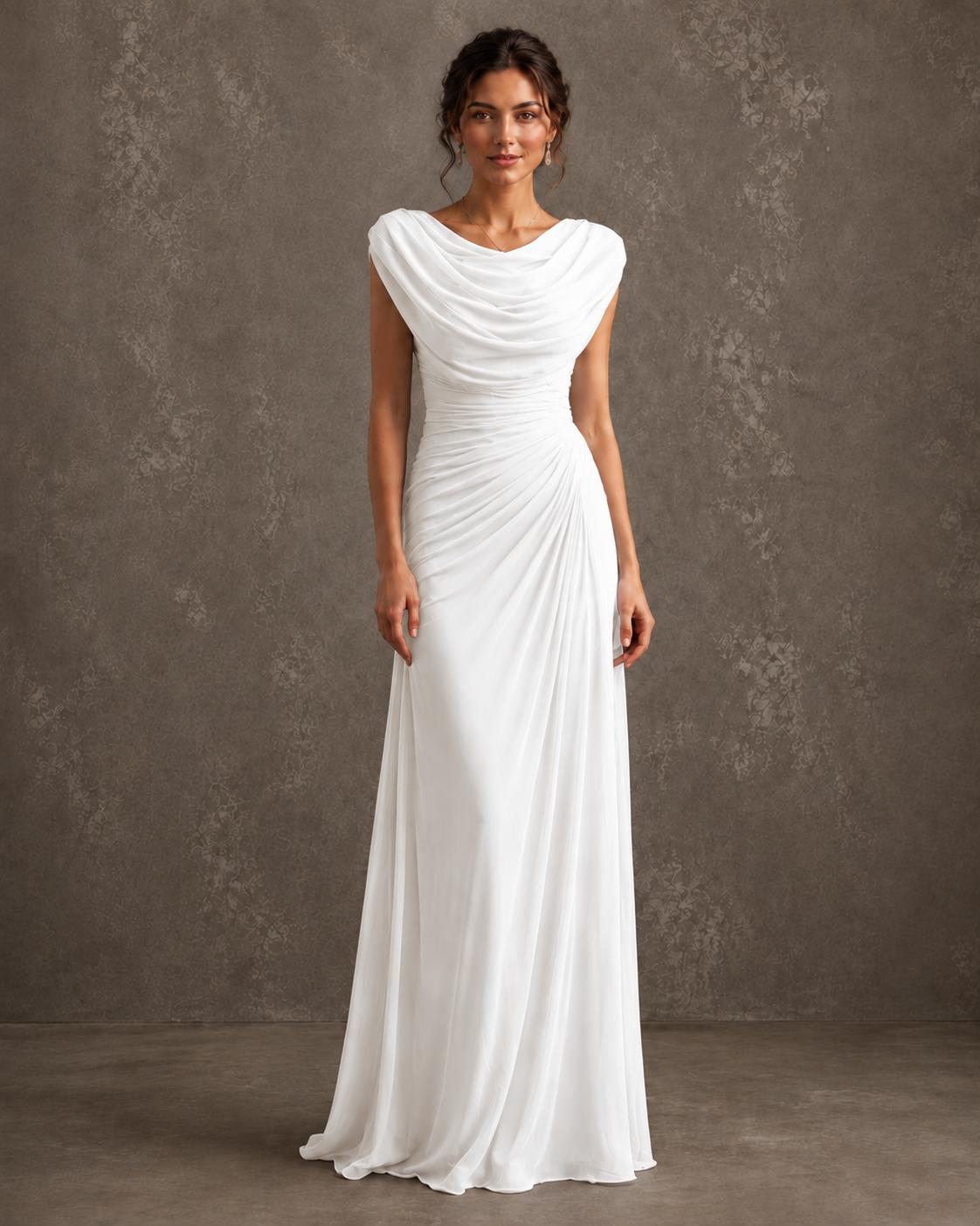 Amelie Rosier | Valentine — Vestido Largo Drapeado