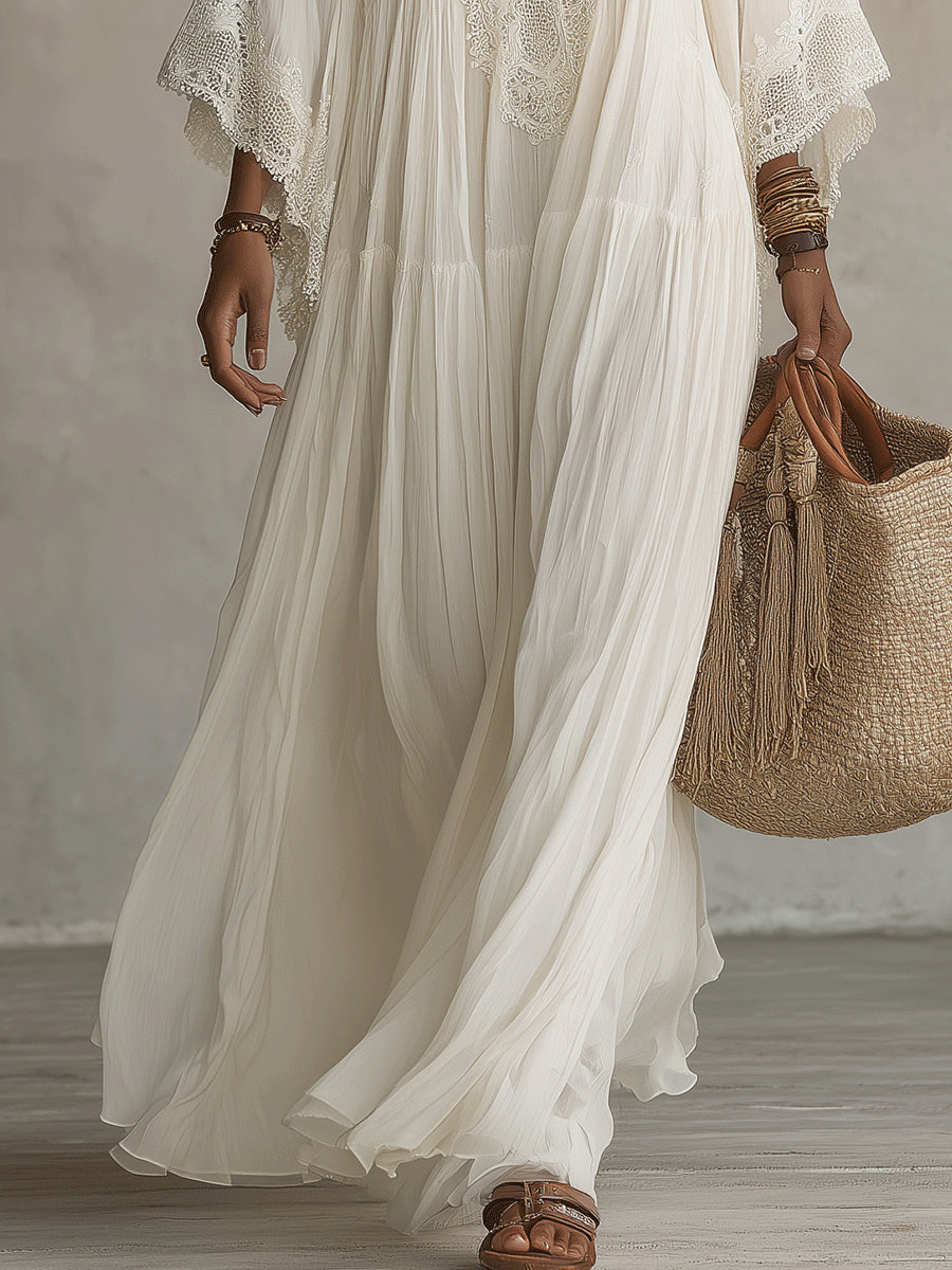 Amelie Rosier | Ana — Vestido Perla Blanco
