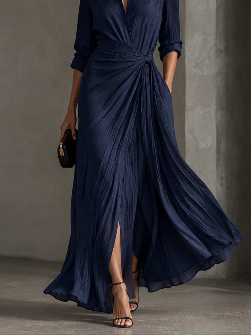 Amelie Rosier | Eugenia — Vestido Largo con Nudo