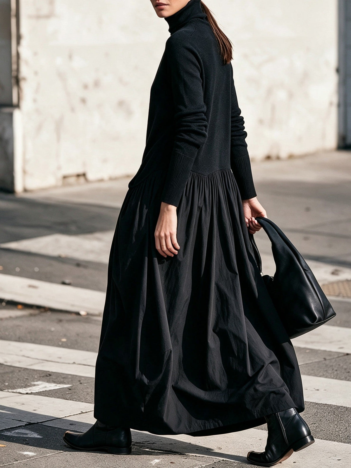 Amelie Rosier | Virginia — Vestido con Cuello Alto