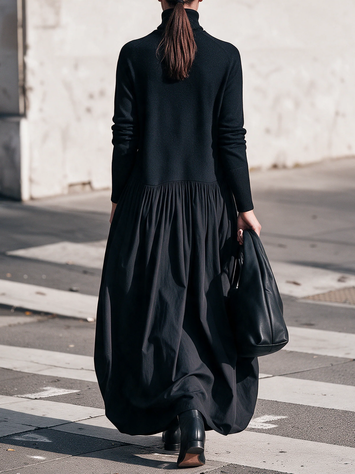 Amelie Rosier | Virginia — Vestido con Cuello Alto