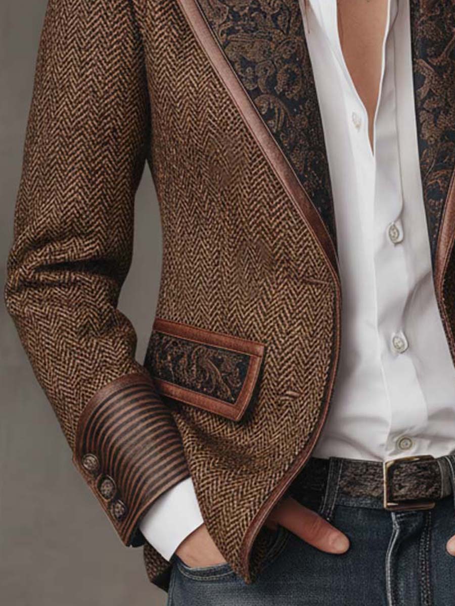 Amelie Rosier | Nayeli — Blazer con Detalles Estampados