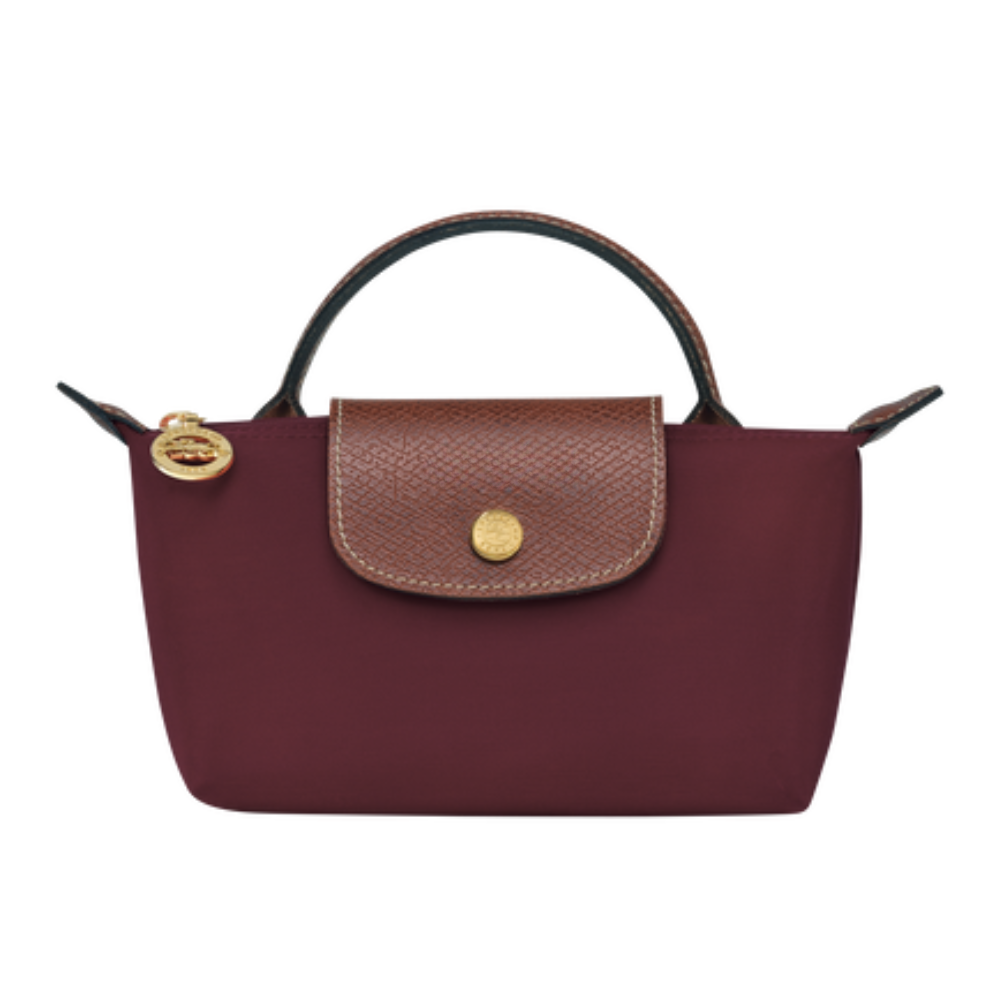 Amelie Rosier | Mini Bolso Élan Rojo Vino con Correa