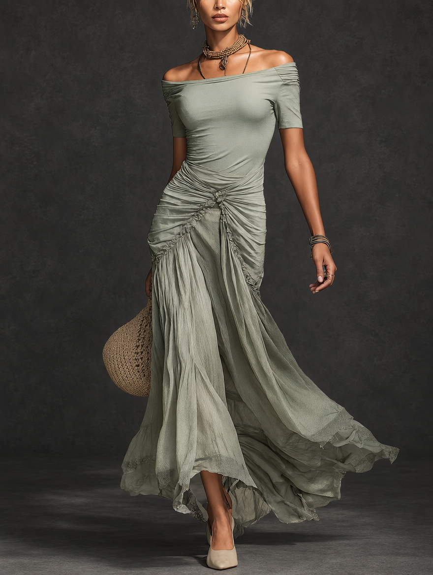 Amelie Rosier | Encarnación — Vestido Largo de Gasa