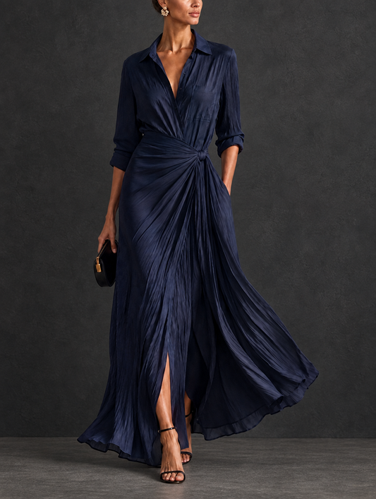 Amelie Rosier | Eugenia — Vestido Largo con Nudo