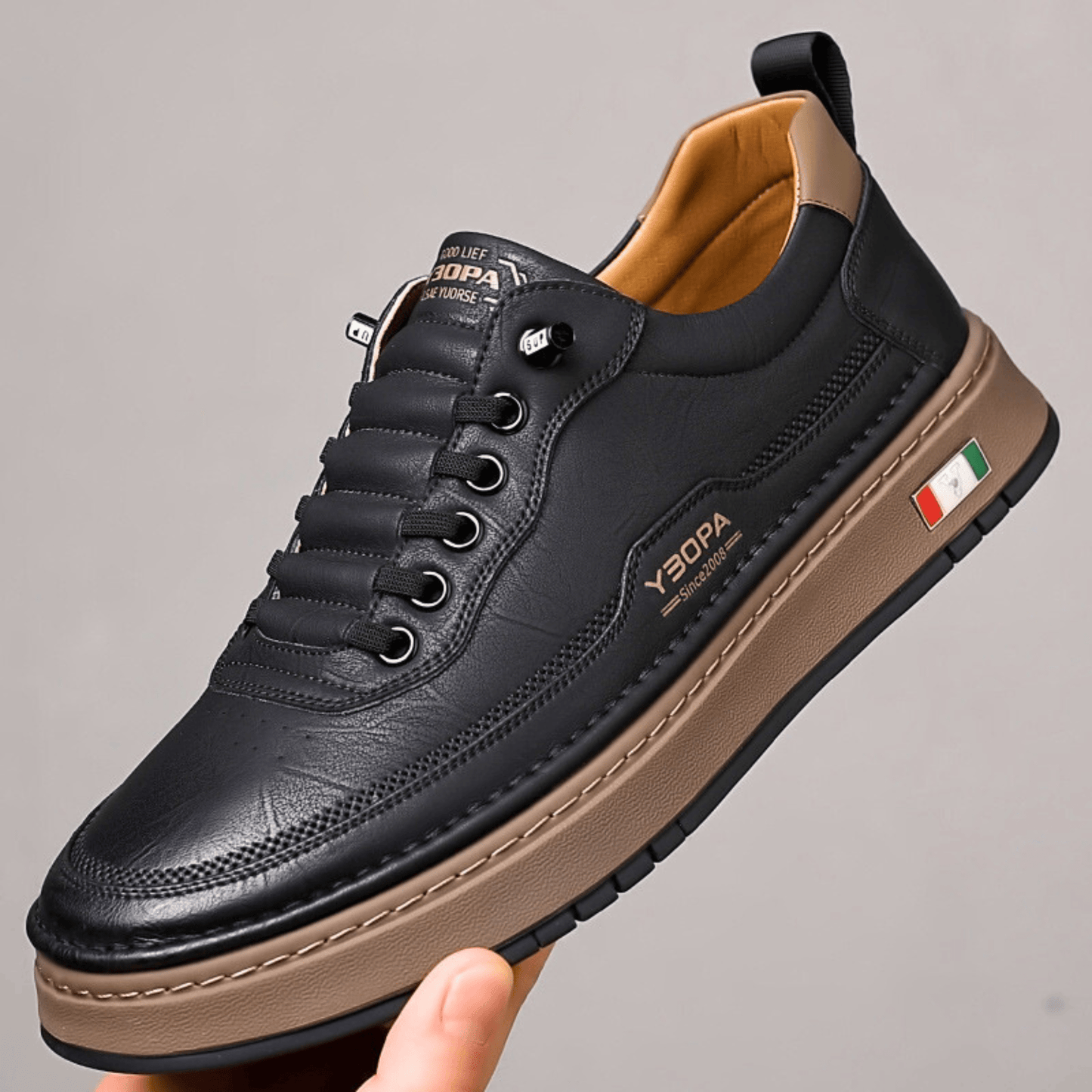 Amelie Rosier | Bellano — Zapatillas de Cuero Clásicas