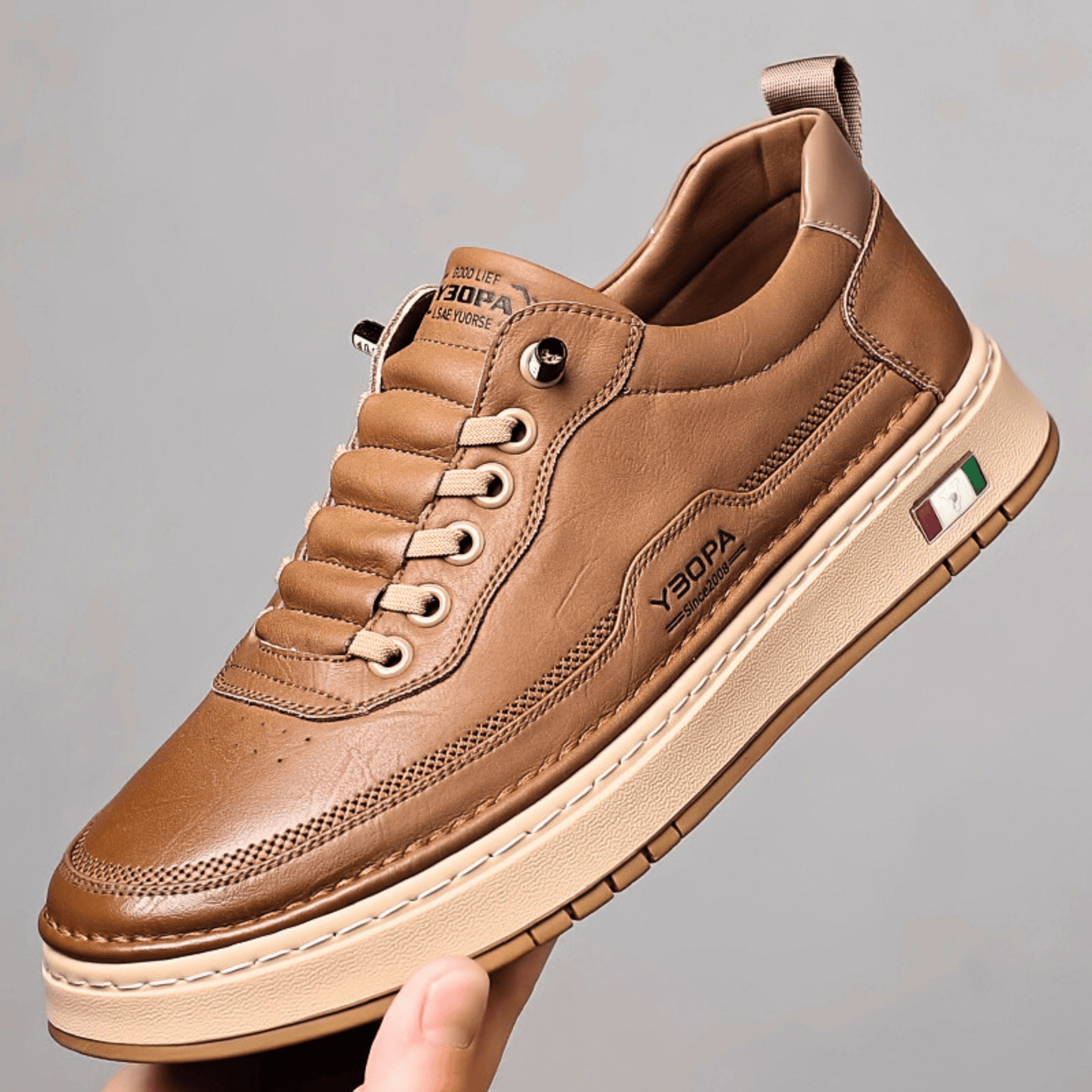 Amelie Rosier | Bellano — Zapatillas de Cuero Clásicas