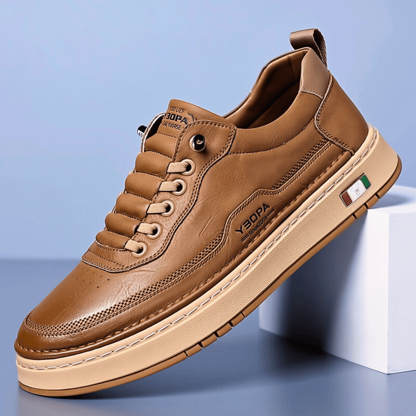 Amelie Rosier | Bellano — Zapatillas de Cuero Clásicas